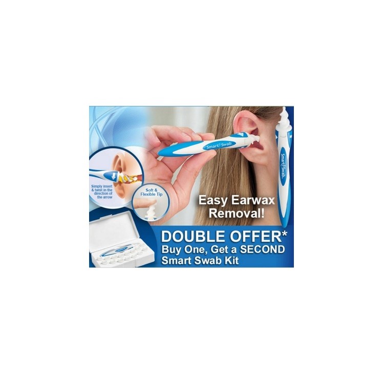 Soft Spiral Disposable Ear Wax Remover Removal Swab safe cleaner Earpick Tool-4