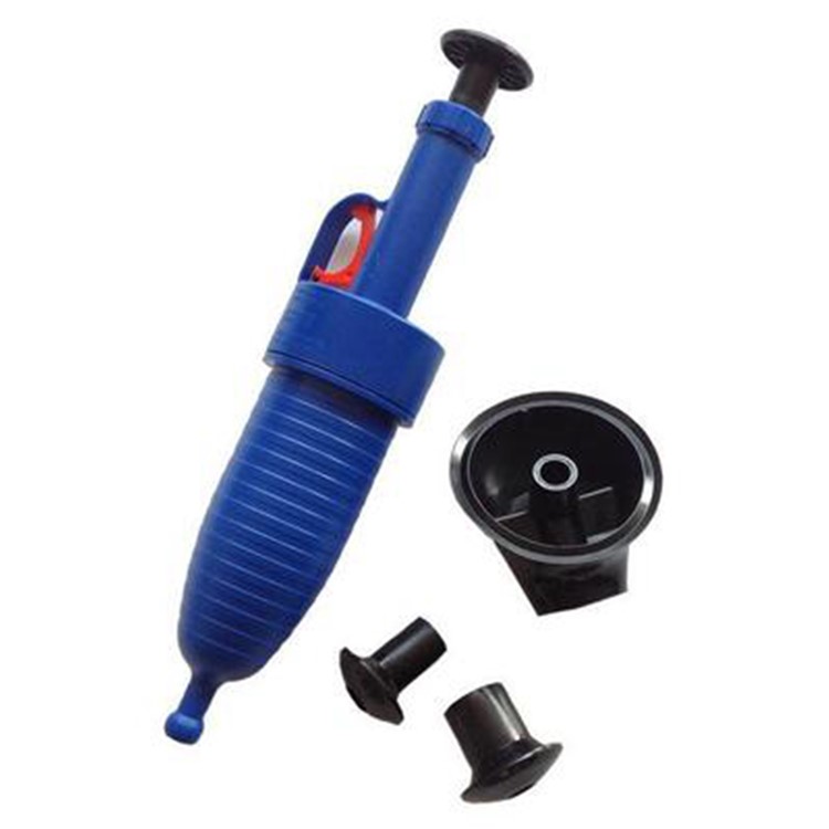 Air Pressure Pump Unclogs Toilet Bathtub Kitchen Floor Drain Cleaning Tool with 3 Suckers-10