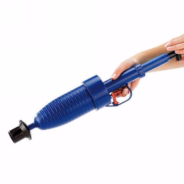 Air Pressure Pump Unclogs Toilet Bathtub Kitchen Floor Drain Cleaning Tool with 3 Suckers-6