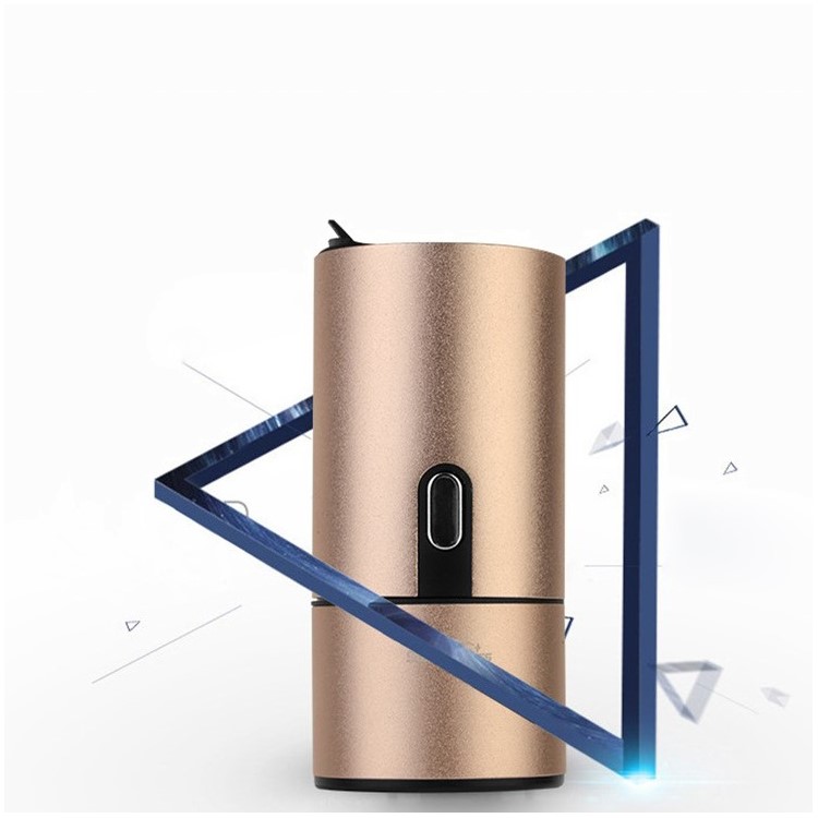 STAR COMPASS Unique Multi-functional Cocktail Shaker Portable Wine Decanter Beer Bubbler - Champagne Gold Color-4