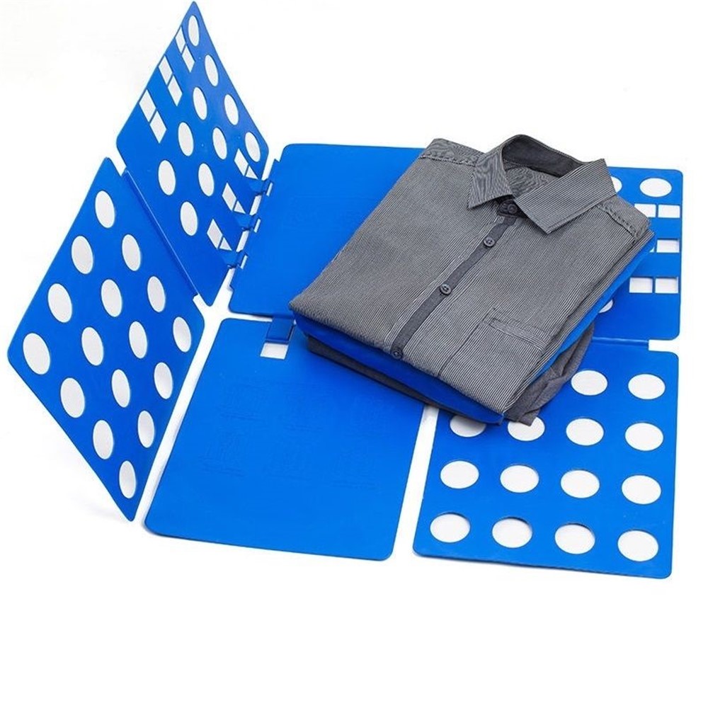Large Adult T-Shirts Folding Board Fast Clothes Folder Board Organizer - Blue-1