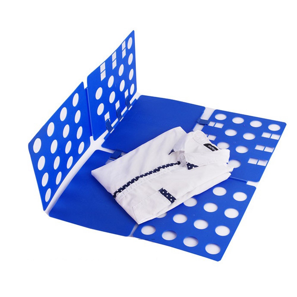 Large Adult T-Shirts Folding Board Fast Clothes Folder Board Organizer - Blue-2