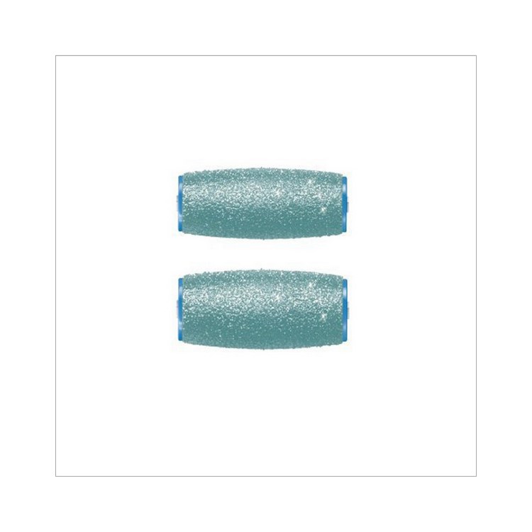 2Pcs/Set Wet & Dry Rechargeable Foot File Refills Regular Coarse - Blue-2