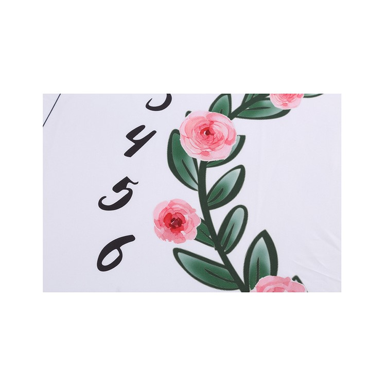 Flowers Pattern Baby Photo Props Photographic Mat, Size: 100 x 100cm-10