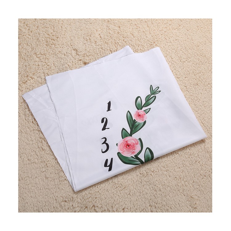 Flowers Pattern Baby Photo Props Photographic Mat, Size: 100 x 100cm-11