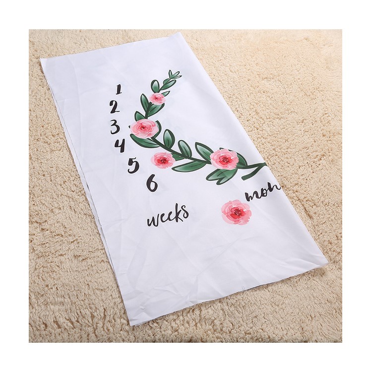 Flowers Pattern Baby Photo Props Photographic Mat, Size: 100 x 100cm-6