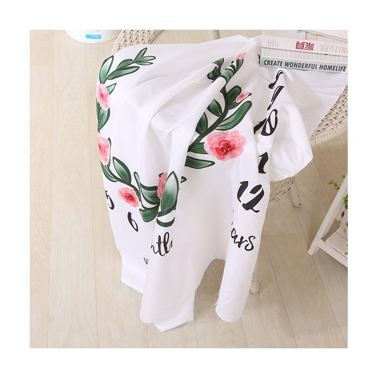 Flowers Pattern Baby Photo Props Photographic Mat, Size: 100 x 100cm-7