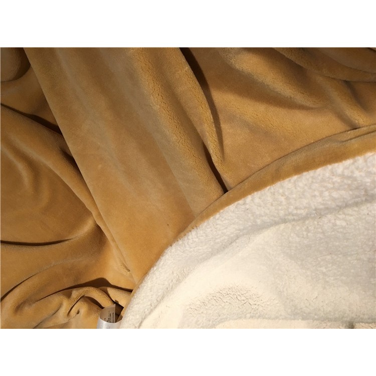 Sherpa Throw Luxury Blanket Reversible Fuzzy Microfiber Multifunctional Blanket for Bed or Couch, Size 150 x 200cm - Brown-3