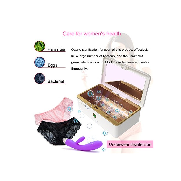 ROSA RUGOSA Portable Ozone UV Sterilizing Box Security Lock UV Sterilizer Cabinet-5