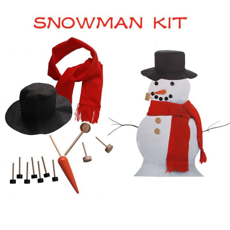 13-in-1 Snowman Making Building Set Christmas Snowman Decoration Kit Outdoor for Kids-1
