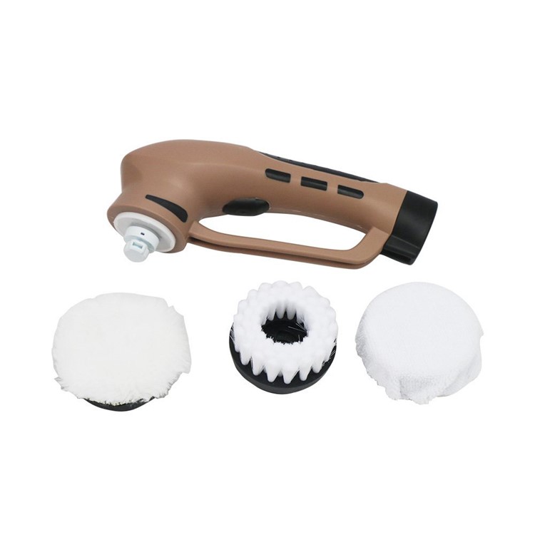 Cordless Power Scrubber Shoe Polisher for Leather Bag, Shoes,Sofa and More with Rechargeable Battery - US Plug-2