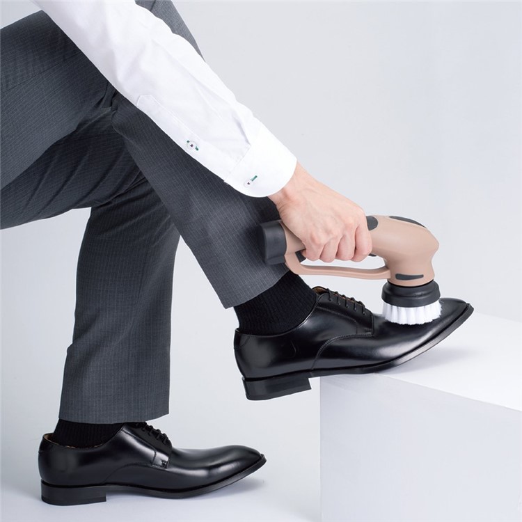Cordless Power Scrubber Shoe Polisher for Leather Bag, Shoes,Sofa and More with Rechargeable Battery - US Plug-7