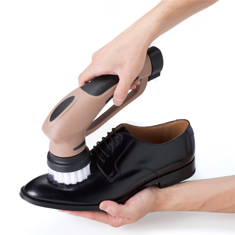 Cordless Power Scrubber Shoe Polisher for Leather Bag, Shoes,Sofa and More with Rechargeable Battery - US Plug-8