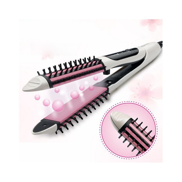Professional Tool 2-in-1 Ceramic Hair Curling Iron Hair Straightener - US Plug-1