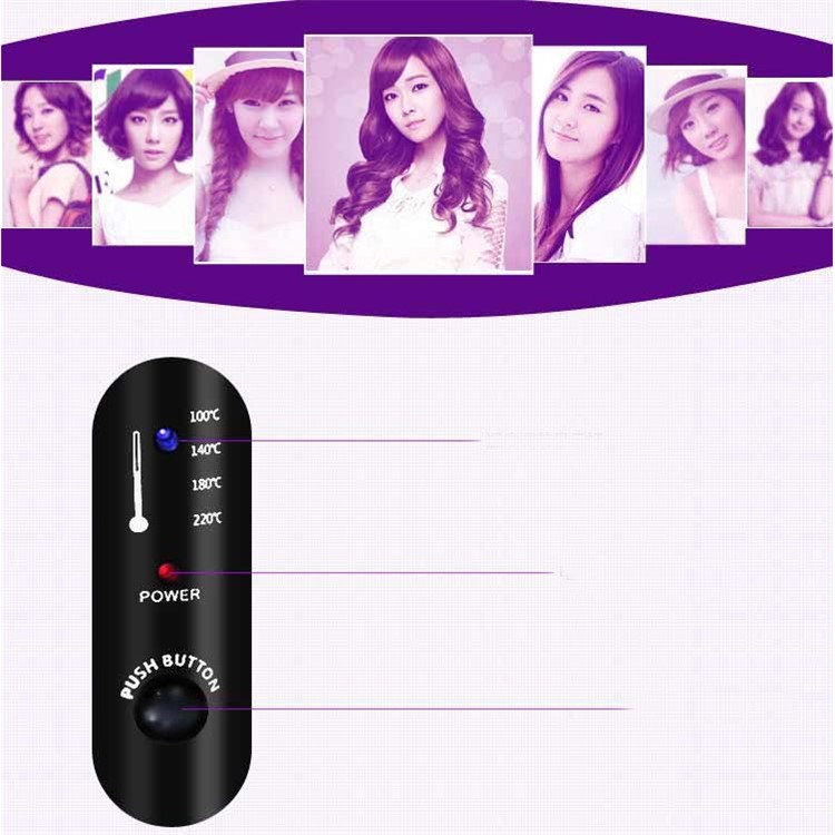 Professional Tool 2-in-1 Ceramic Hair Curling Iron Hair Straightener - US Plug-11