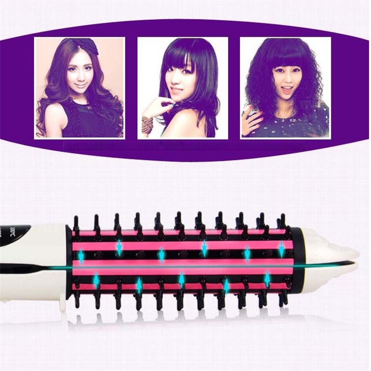 Professional Tool 2-in-1 Ceramic Hair Curling Iron Hair Straightener - US Plug-12
