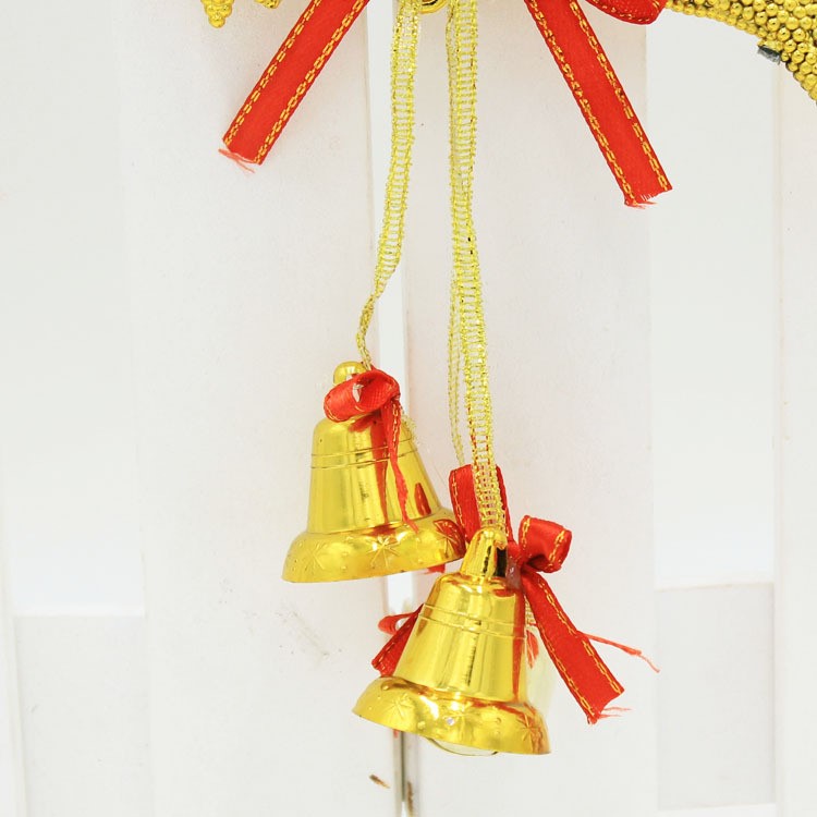 Cute Christmas Ornament Hanging Christmas Deer & Bell Accessories-1