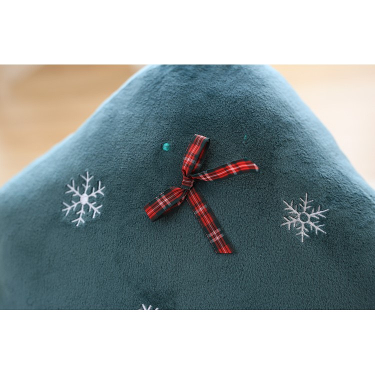 Christmas Tree Shaped Soft Cushion Comfortable Plush Pillow Stuffed Plush Toy Doll Seat Pad, Size: 22cm-4