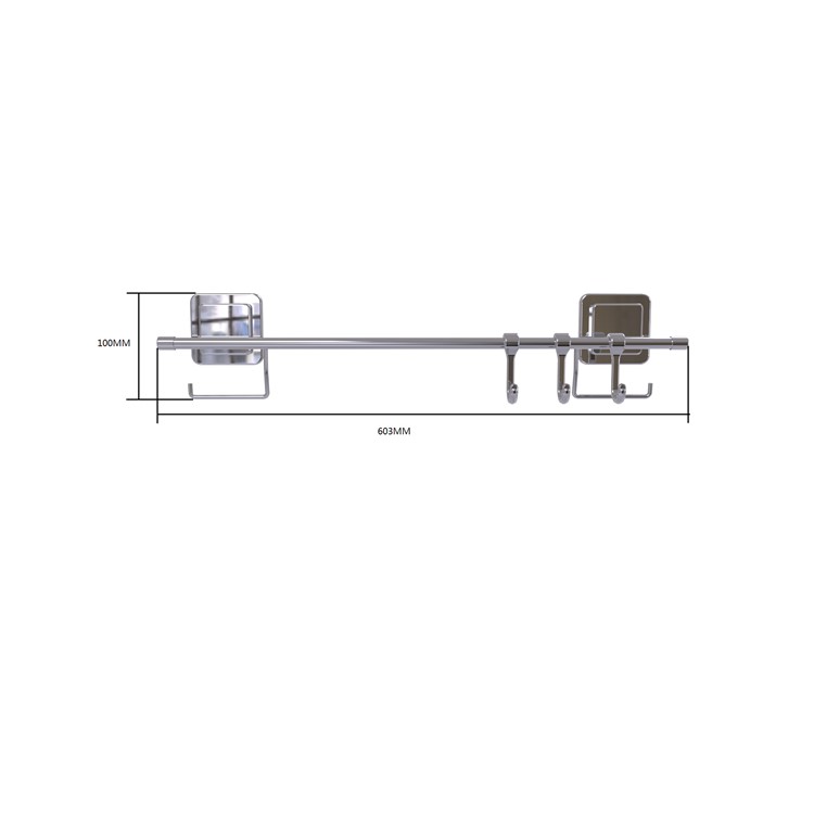 Premium Stainless Steel Chrome Towel Racks for Bathroom-6