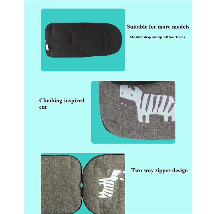 Newborn Envelope Sleeping Bag Baby Swaddle Blanket Infant Baby Sleeping Bag for Stroller-12