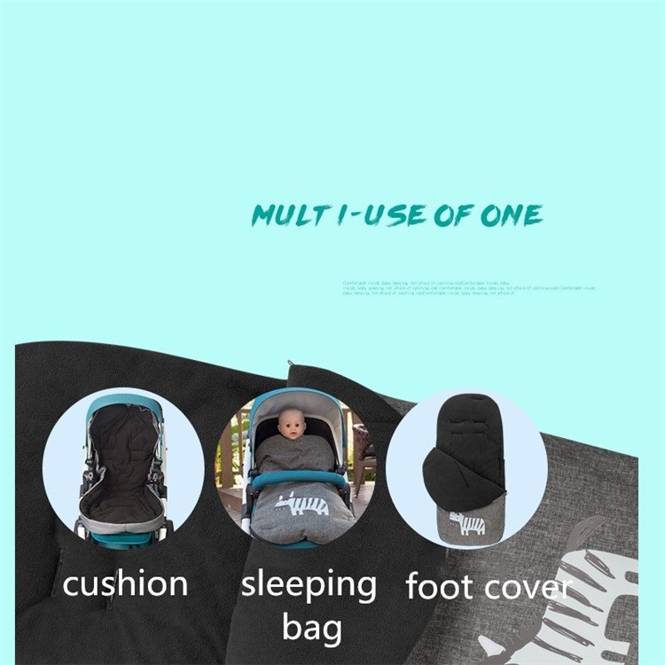 Newborn Envelope Sleeping Bag Baby Swaddle Blanket Infant Baby Sleeping Bag for Stroller-9