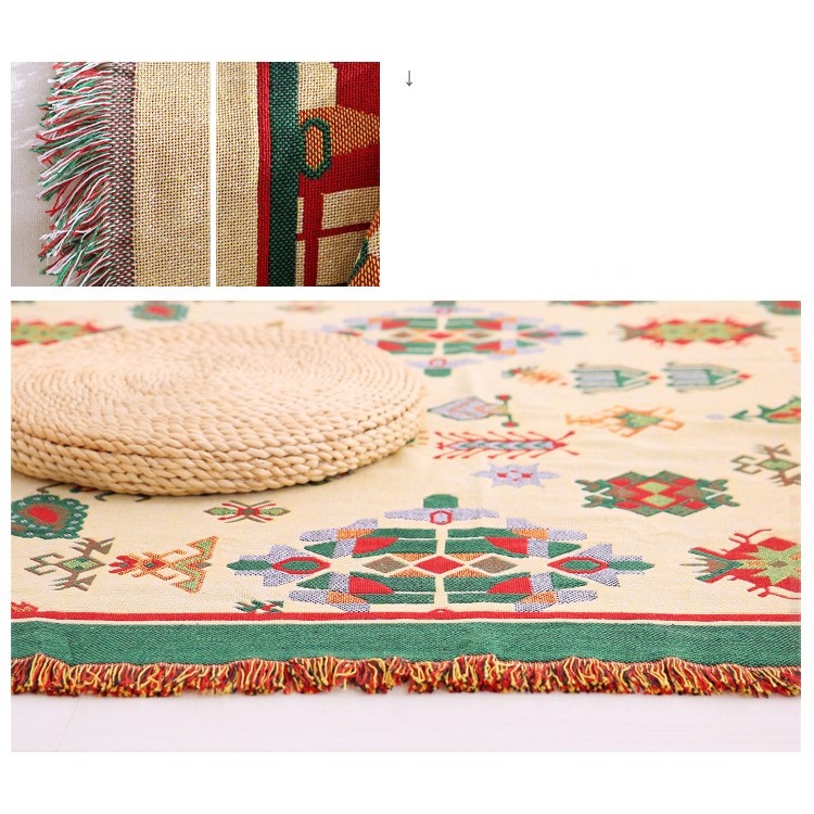 Geometric Pattern Warm Thick Chair Slipcover Cotton Sofa Thread Blanket, Size: 180 x 230cm-13