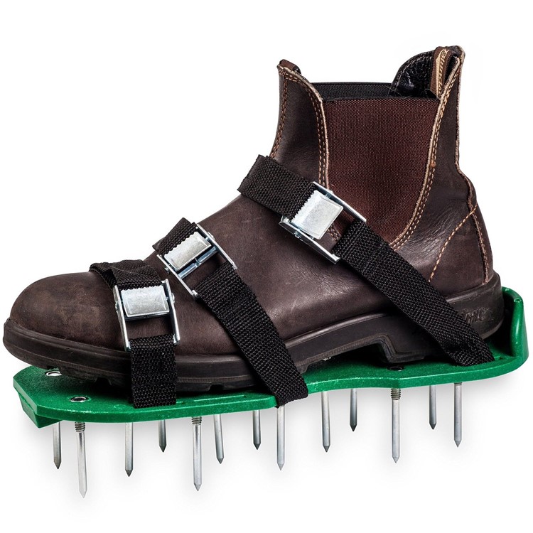 Lawn Aerator Shoes Metal Buckles and 3 Straps-1