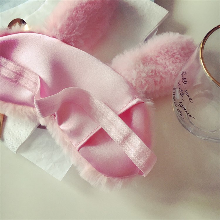 Cute Rabbit Pattern Cover Sleeping Blinder Patch Eye Mask Eyeshade - Rabbit-5