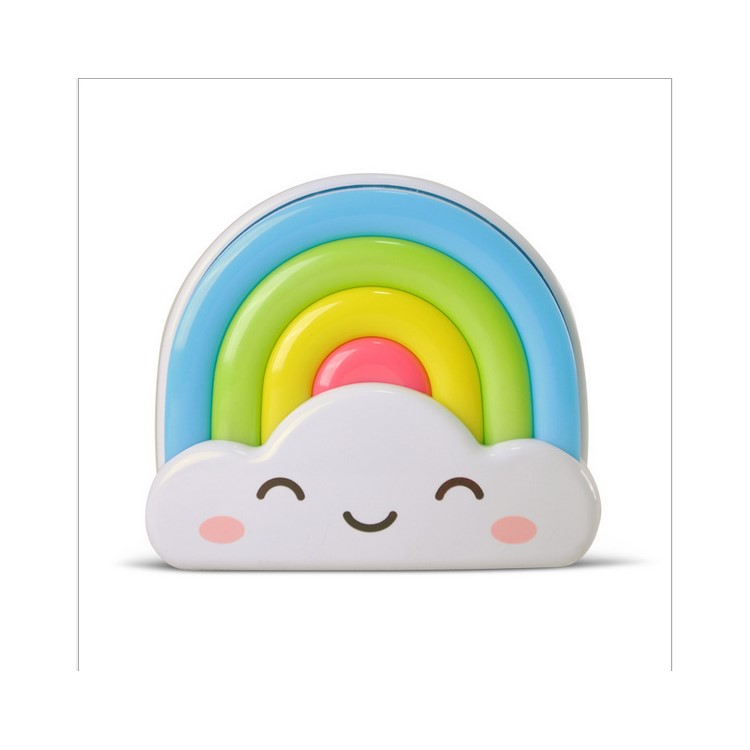 0.2W Rainbow Cloud Shaped LED Night Light Sound Light Lamp - Blue-1