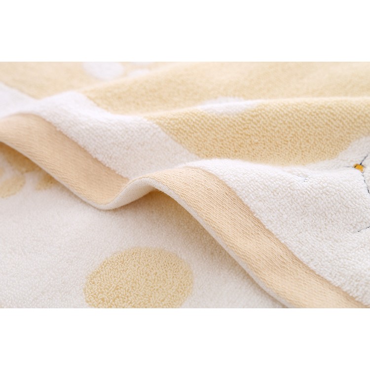 3PCS Cute Bear Pattern 35 x 75cm Pure Cotton Towels-5
