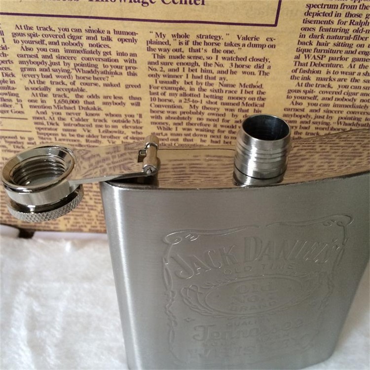 Delicate Engraved Pattern Hip Flask Stainless Steel 7oz Flasks for Liquor Gift Set with Bonus Funnel & Shot Glasses-12