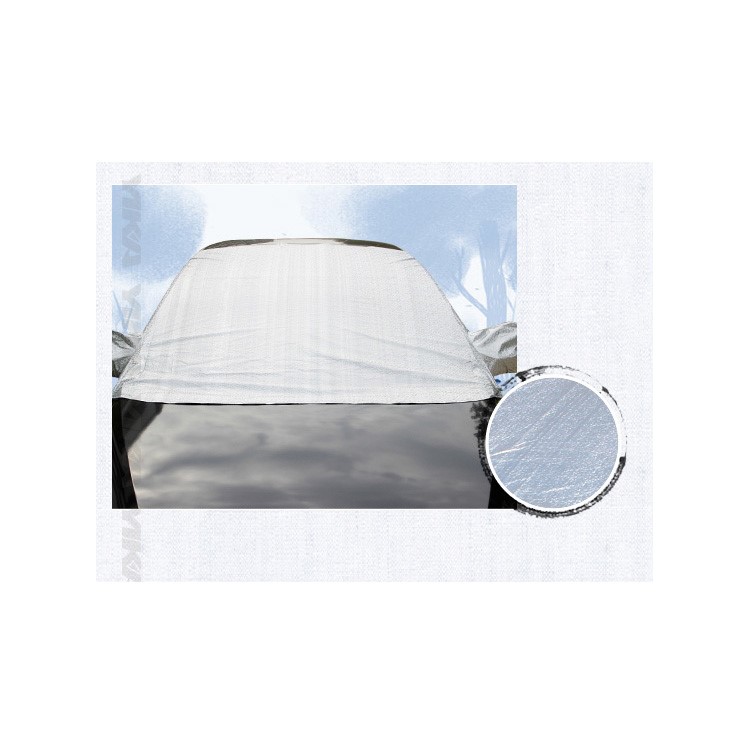 Stylish Car Windshield Snow Cover Anti-UV Snow Sunshade Protection Cover - Size: S (160x140x45cm)-3