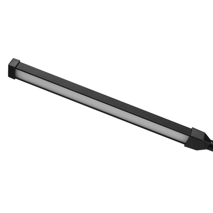 Flexible LED Gooseneck Desk Table Lamp Dimmable Clip Light 2 Lighting Modes - Black-12