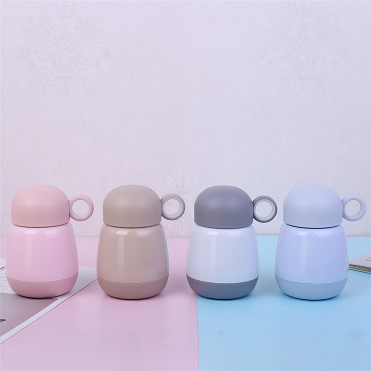 Mini and Portable 300mL 304 Stainless Steel Vacuum Insulated Cup - Grey-3