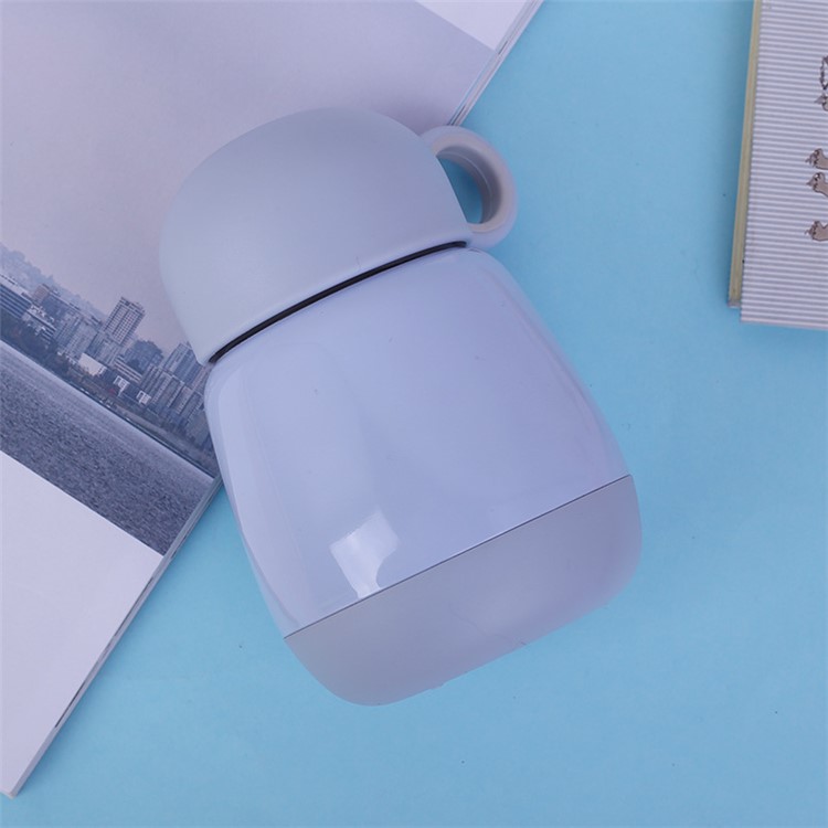 300mL 304 Stainless Steel Mini and Portable Hot Water Cup - Blue-1