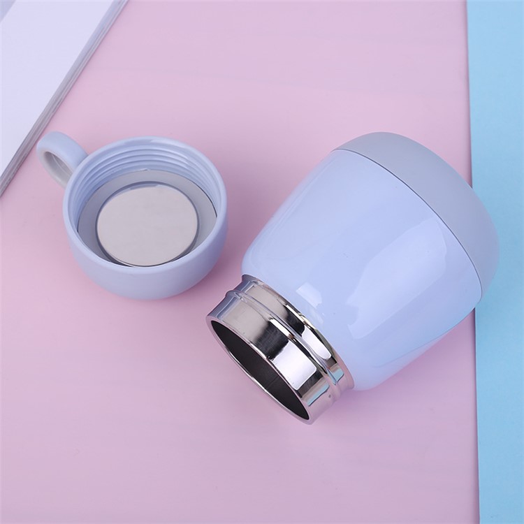 300mL 304 Stainless Steel Mini and Portable Hot Water Cup - Blue-2