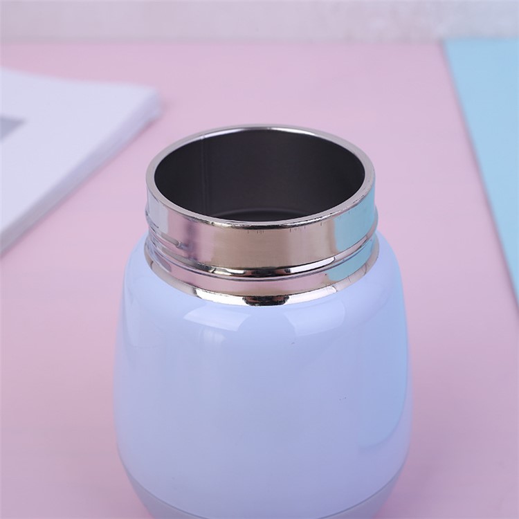 300mL 304 Stainless Steel Mini and Portable Hot Water Cup - Blue-3