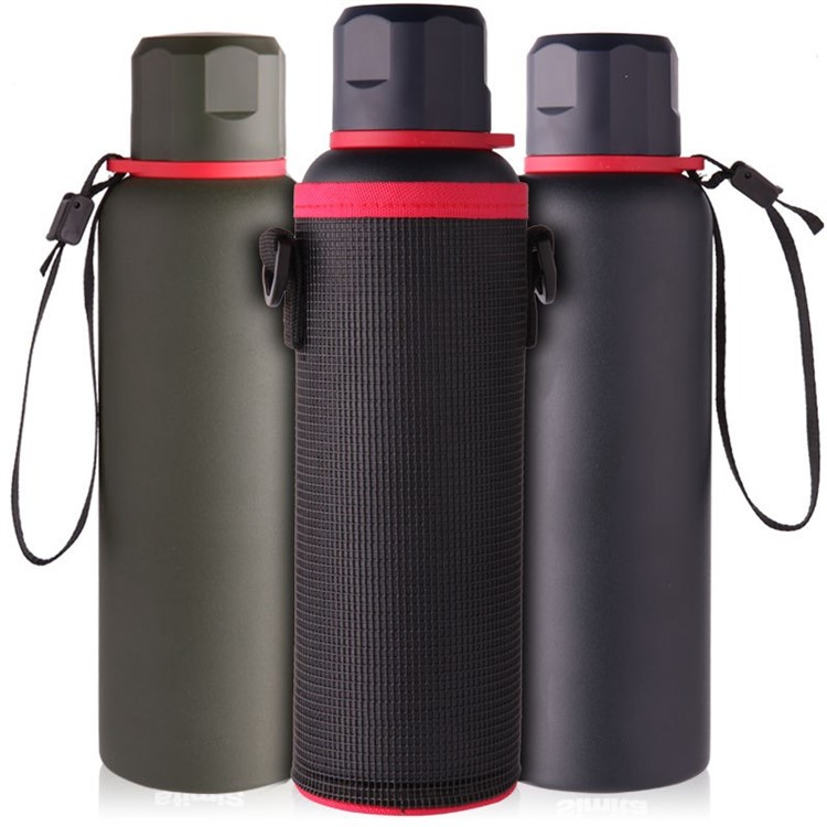 Stainless Steel Vacuum Insulated Thermos Bottle 550ML Sport Beverage Bottle - Black-10