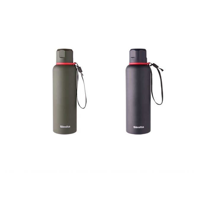Stainless Steel Vacuum Insulated Thermos Bottle 550ML Sport Beverage Bottle - Black-9