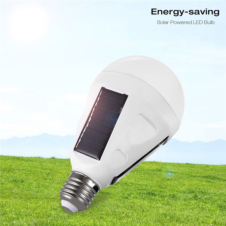 Portable Solar Panel Powered LED Bulb Emergency Lamps 12W-8