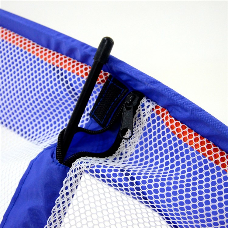 Folding Children Soccer Goal Door Set Mini Football Goal Football Post Net Set - French Flag-2