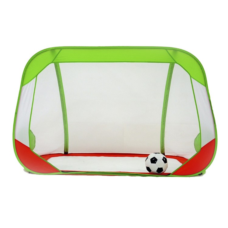 Portable Folding Children Soccer Goal Door Set Kid Mini Football Goal Football Post Net Set - Italian Flag-1