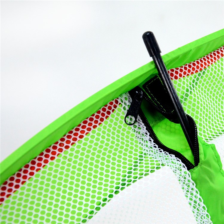 Portable Folding Children Soccer Goal Door Set Kid Mini Football Goal Football Post Net Set - Italian Flag-7