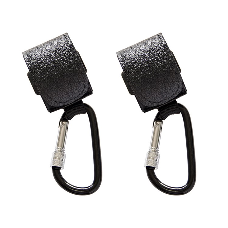 2Pcs/Set Baby Pushchair Pram Stroller Buggy Hanger Rotatable Holder Trolley Hooks-1