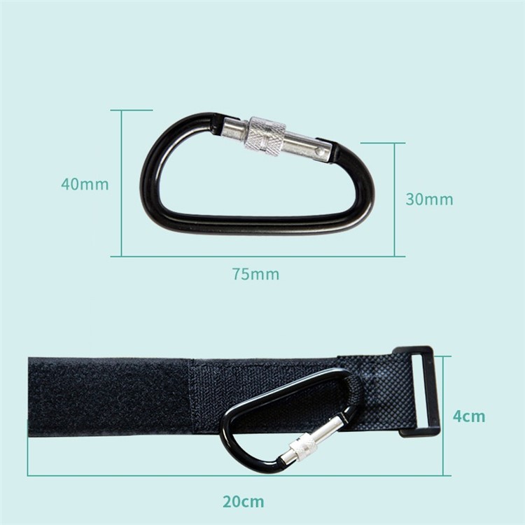 2Pcs/Set Baby Pushchair Pram Stroller Buggy Hanger Rotatable Holder Trolley Hooks-4