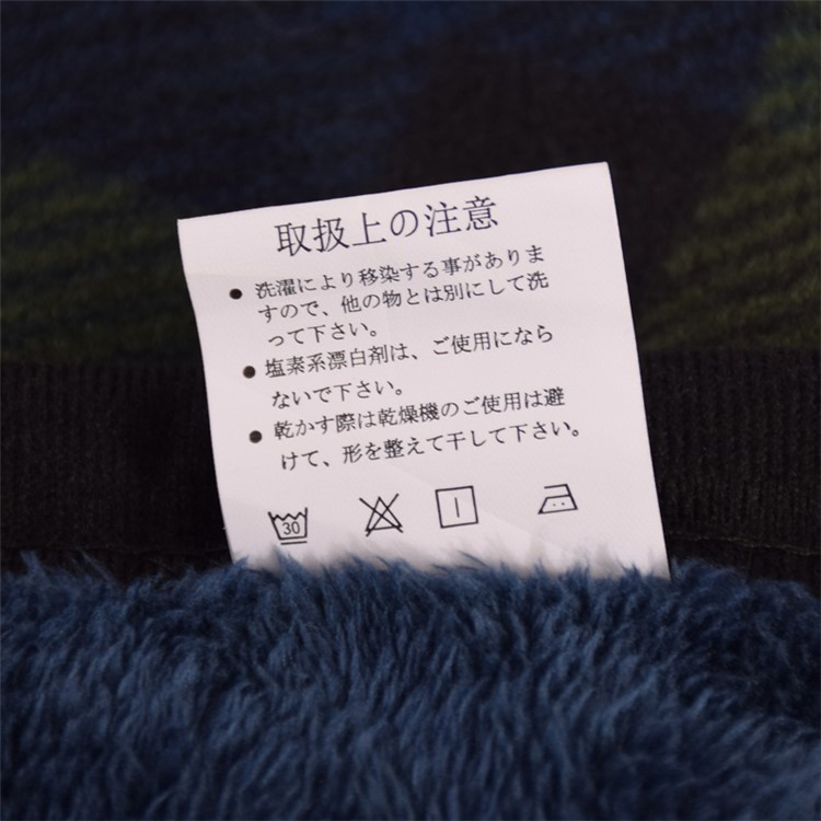 Super Soft Flannel Polar Fleece Blanket Warm Home Office Blanket, Size: 140 x 190cm - Green and Blue Grid Pattern-2