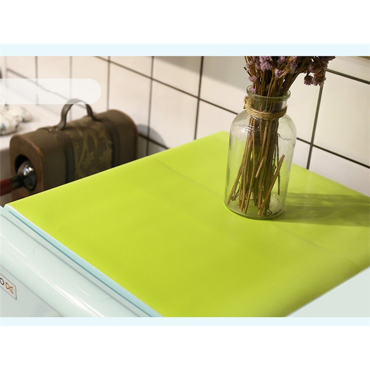 Bright-colored EVA Cabinet Drawer Liner Self-adhering Refrigerator Pad Cupboard Non-Slip Mat - Green-2