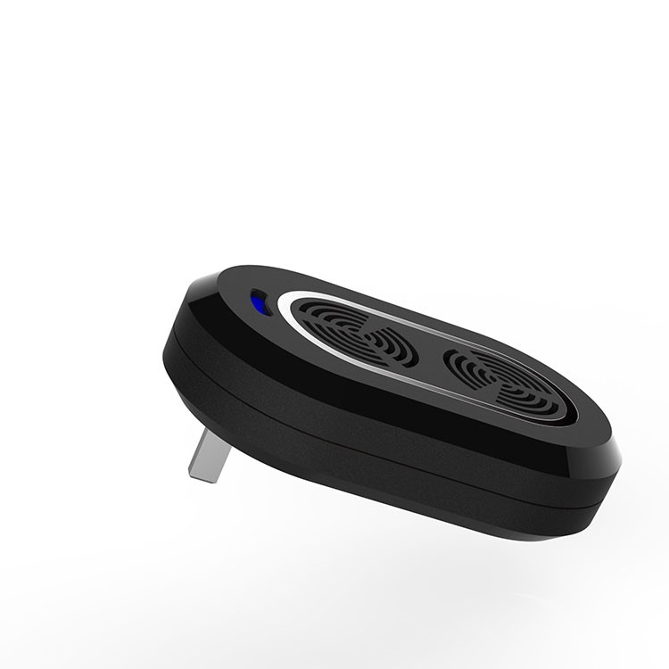 BS-619 Pest Control Ultrasonic Acarida Repellent with LED Little Night Light – Black/US Plug-4