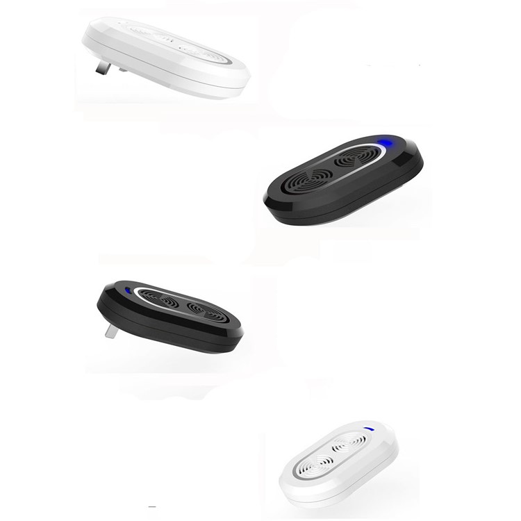 BS-619 Pest Control Ultrasonic Acarida Repellent with LED Little Night Light – Black/US Plug-6