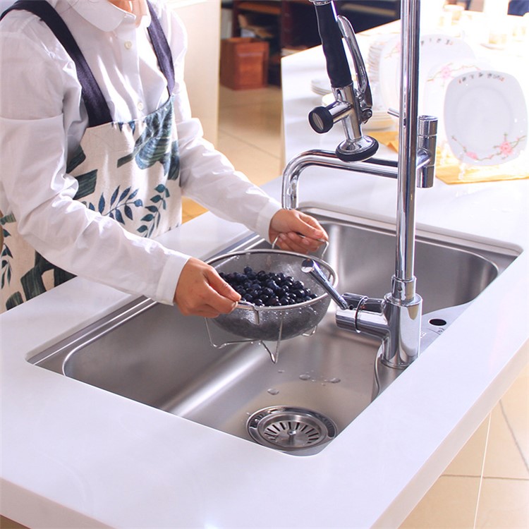 Durable Stainless Steel Double Ear Mesh Basket Drain Basket Filter-3